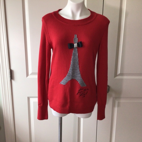 Karl Lagerfeld Paris Eiffel Tower Sweater - Picture 3 of 7